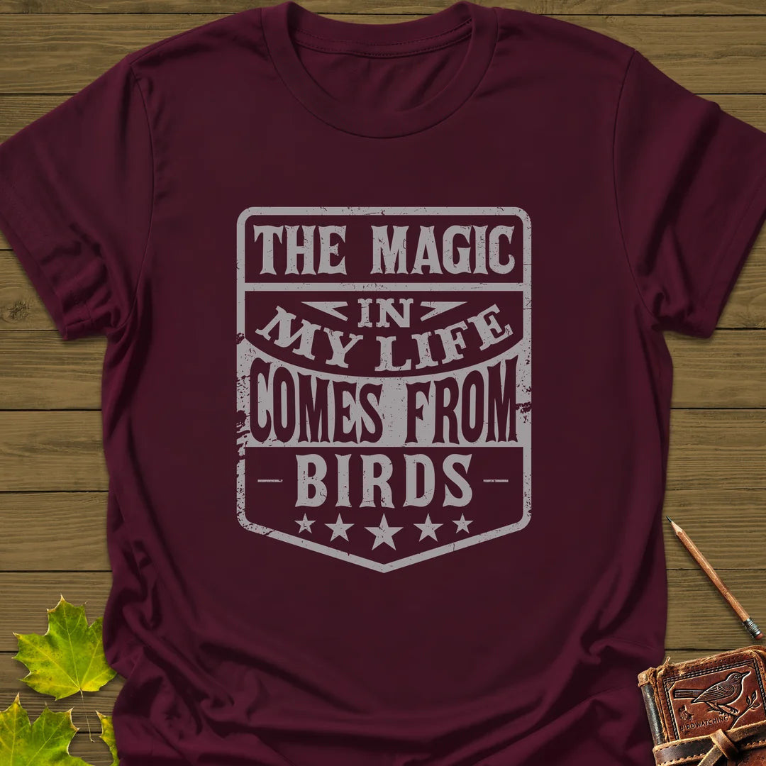 Bird Life Magic T-Shirt - Graphic Tee - Gift for Bird Lovers - Unisex