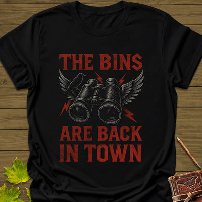 Bins Are Back T-Shirt - Bird Graphic Tee - Gift for Bird Lovers - Unisex