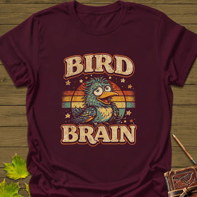 Bird Brain T-Shirt - Graphic Tee - Gift for Bird Lovers - Unisex