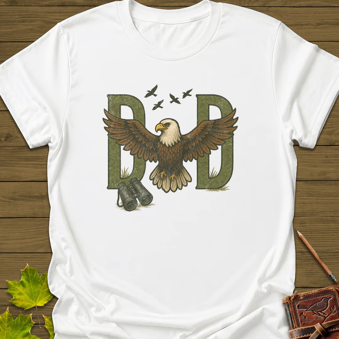 DAD Eagle T-Shirt - Bird Graphic Tee - Gift for Bird Lovers - Unisex