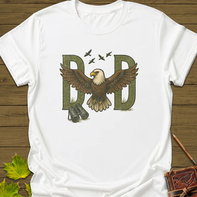 DAD Eagle T-Shirt - Bird Graphic Tee - Gift for Bird Lovers - Unisex