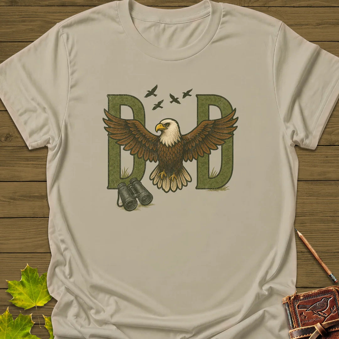DAD Eagle T-Shirt - Bird Graphic Tee - Gift for Bird Lovers - Unisex