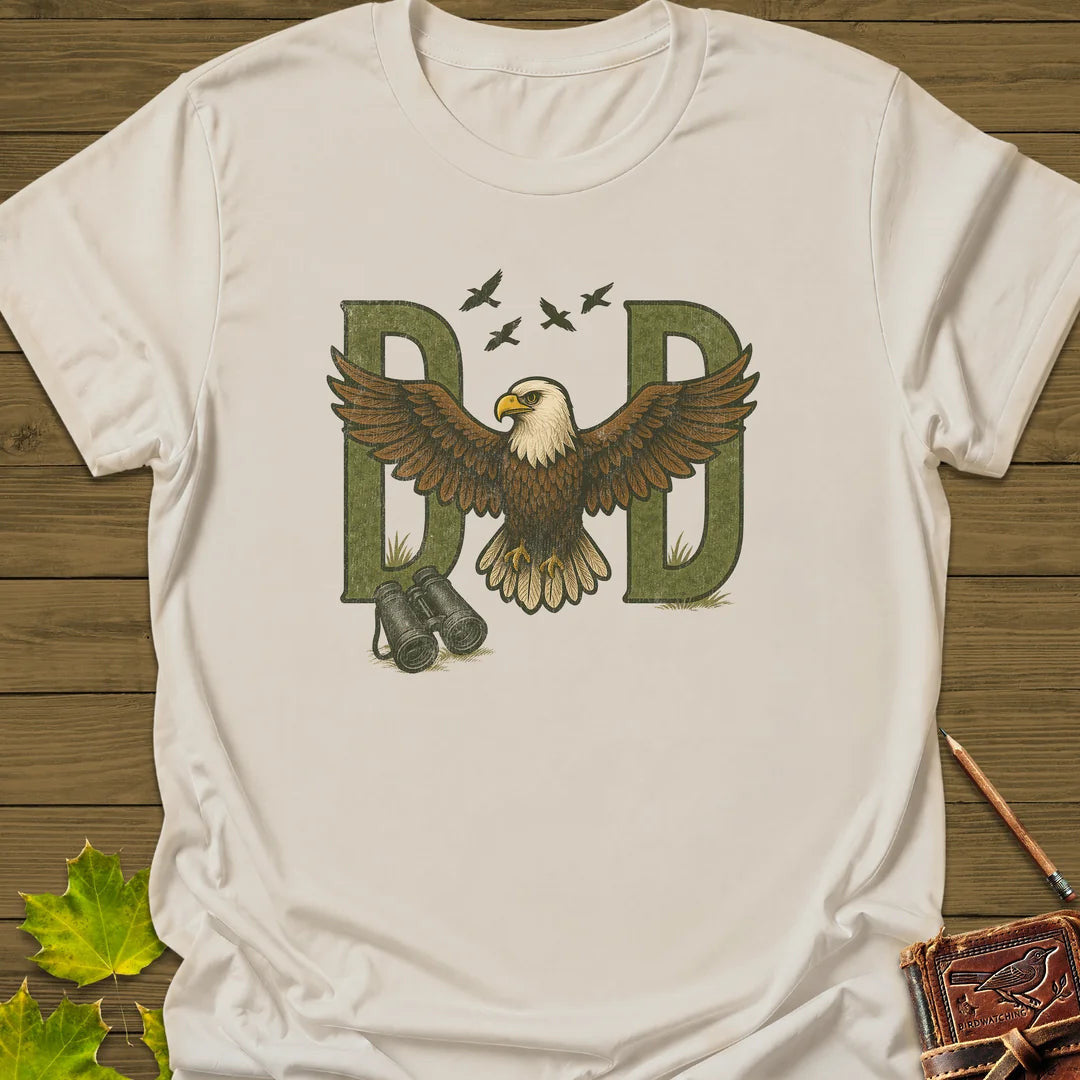 DAD Eagle T-Shirt - Bird Graphic Tee - Gift for Bird Lovers - Unisex