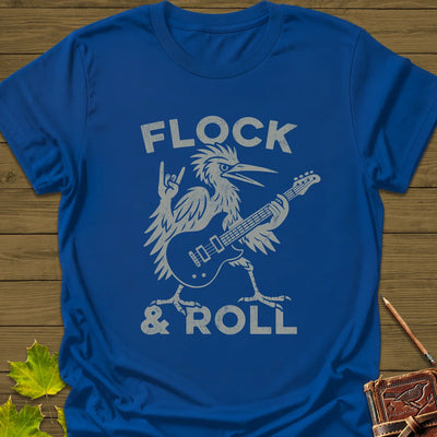 Flock & Roll T-Shirt - Bird Graphic Tee - Gift for Bird Lovers - Unisex