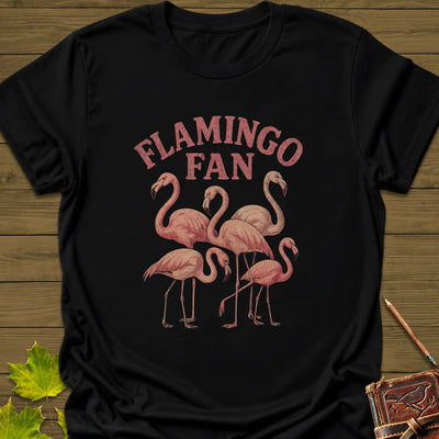 Flamingo Fan T-Shirt - Bird Graphic Tee - Gift for Bird Lovers - Unisex