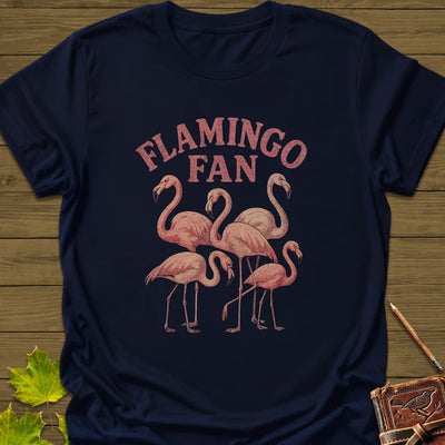 Flamingo Fan T-Shirt - Bird Graphic Tee - Gift for Bird Lovers - Unisex