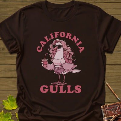 California Gulls T-Shirt - Bird Graphic Tee - Gift for Bird Lovers - Unisex