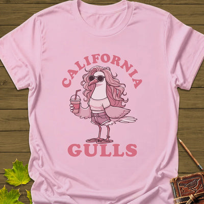 California Gulls T-Shirt - Bird Graphic Tee - Gift for Bird Lovers - Unisex