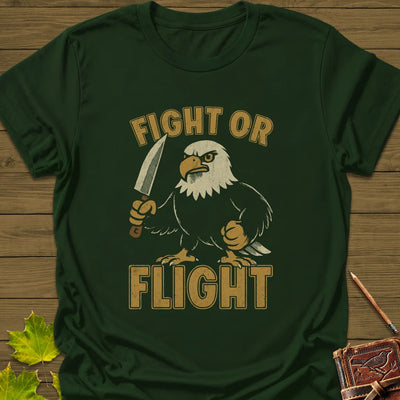 Fight Or Flight T-Shirt - Bird Graphic Tee - Gift for Bird Lovers - Unisex