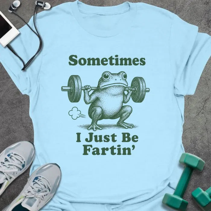 Fartin Frog T-Shirt - Gym Graphic Tee - Gift for Gym Lovers - Unisex