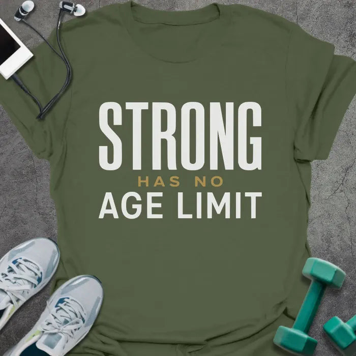 Ageless Strong T-Shirt - Gym Graphic Tee - Gift for Gym Lovers - Unisex