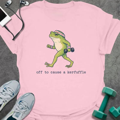 Frog Kerfuffle T-Shirt - Gym Graphic Tee - Gift for Gym Lovers - Unisex