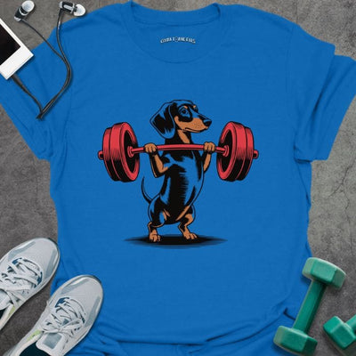 Dachshund T-Shirt - Gym Graphic Tee - Gift for Gym Lovers - Unisex