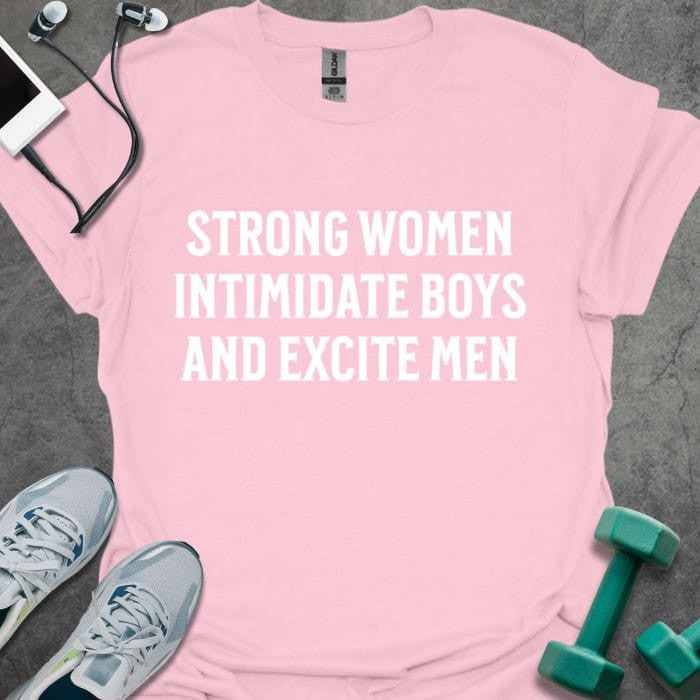 Strong Women T-Shirt - Gym Graphic Tee - Gift for Gym Lovers - Unisex