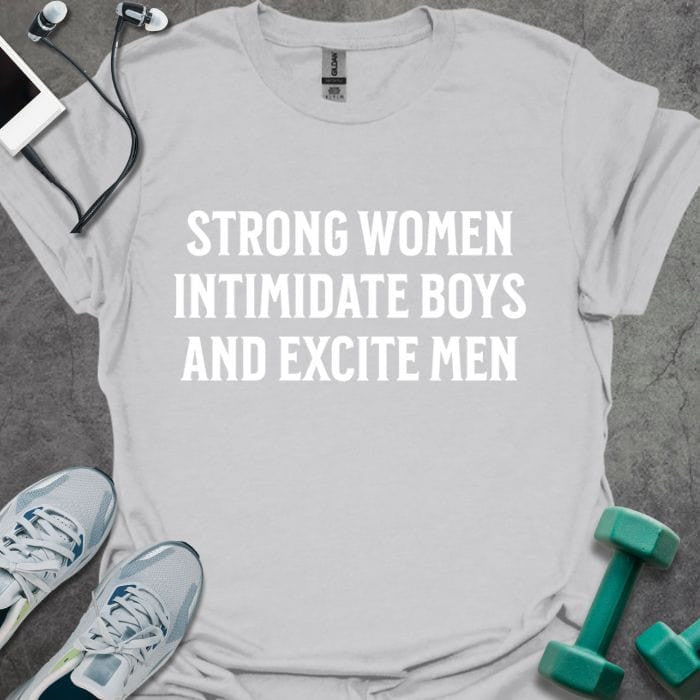 Strong Women T-Shirt - Gym Graphic Tee - Gift for Gym Lovers - Unisex