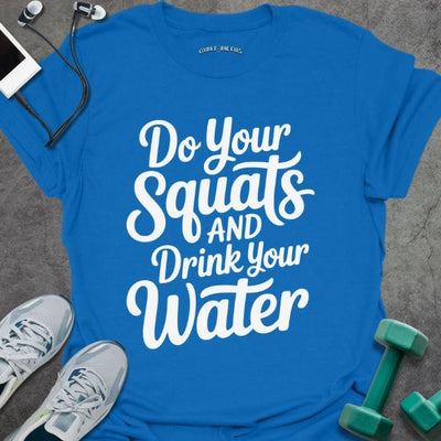 Do Your Squats T-Shirt - Gym Graphic Tee - Gift for Gym Lovers - Unisex
