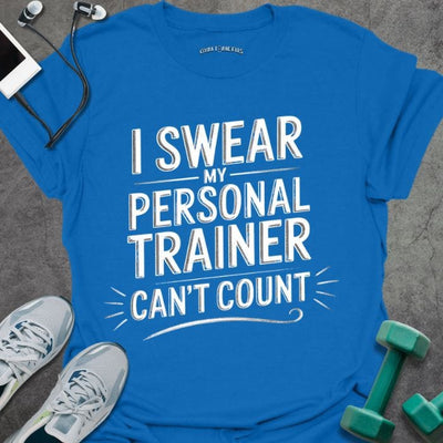 Can't Count Chalk T-Shirt - Gym Graphic Tee - Gift for Gym Lovers - Unisex