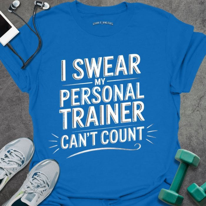 Can't Count Chalk T-Shirt - Gym Graphic Tee - Gift for Gym Lovers - Unisex