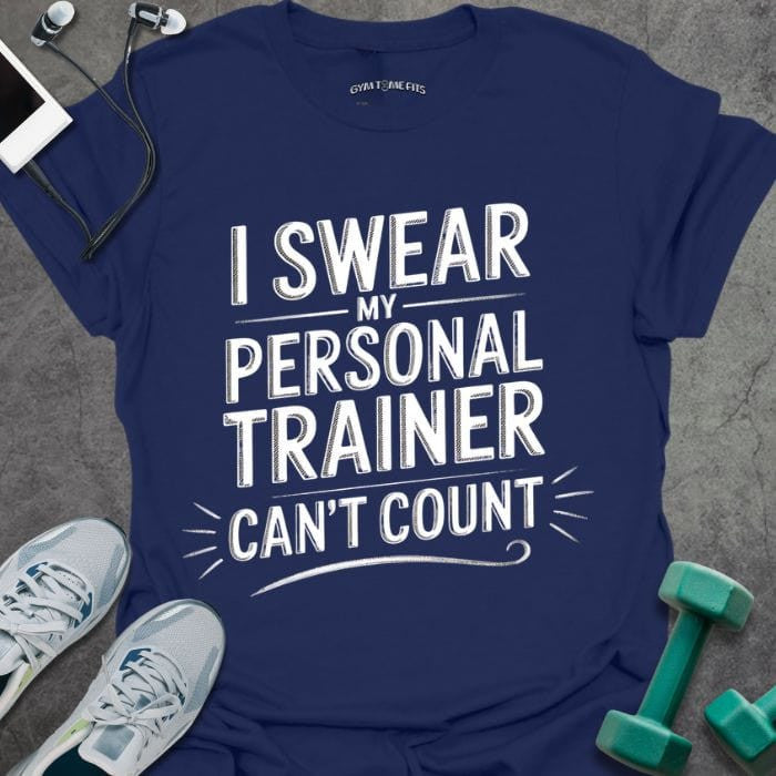Can't Count Chalk T-Shirt - Gym Graphic Tee - Gift for Gym Lovers - Unisex