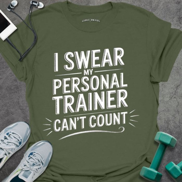 Can't Count Chalk T-Shirt - Gym Graphic Tee - Gift for Gym Lovers - Unisex