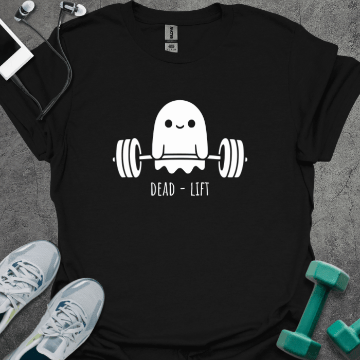 Dead-Lift Ghost T-Shirt - Gym Graphic Tee - Gift for Gym Lovers - Unisex