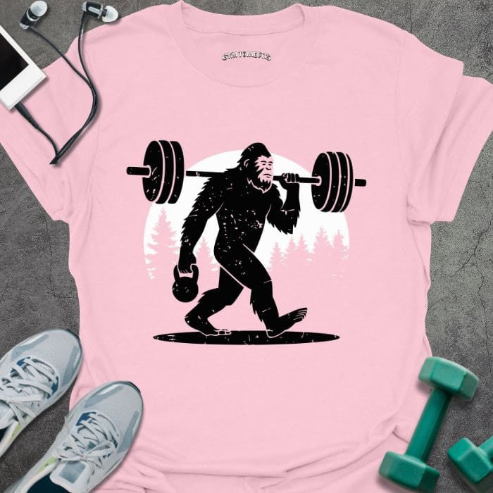 Bigfoot Lift T-Shirt - Gym Graphic Tee - Gift for Gym Lovers - Unisex