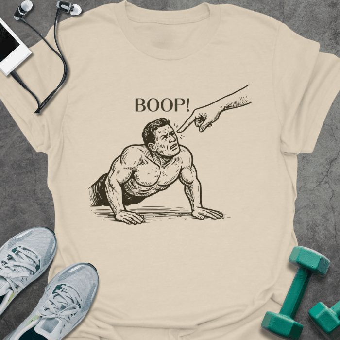Boop T-Shirt - Gym Graphic Tee - Gift for Gym Lovers - Unisex