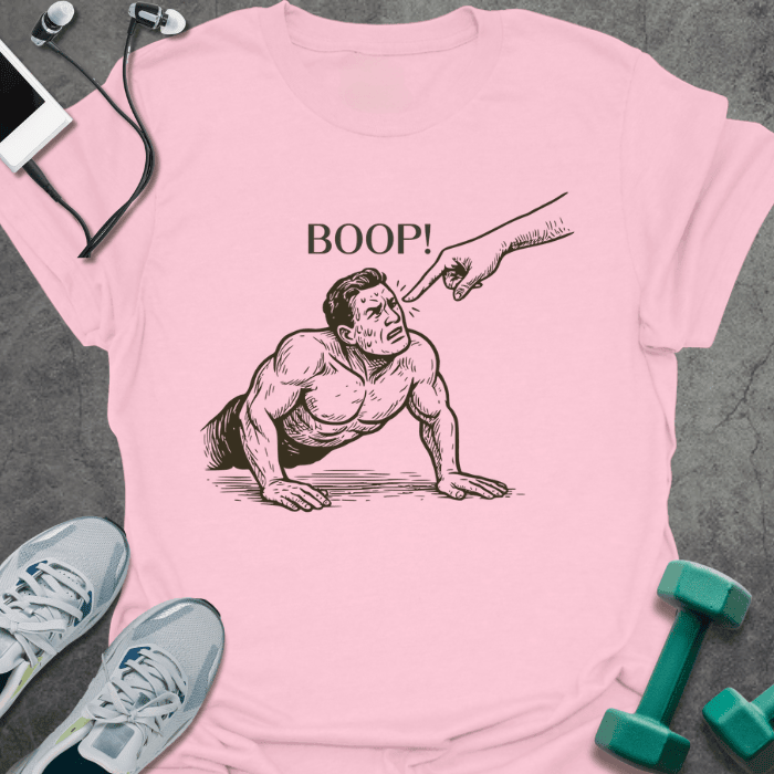 Boop T-Shirt - Gym Graphic Tee - Gift for Gym Lovers - Unisex