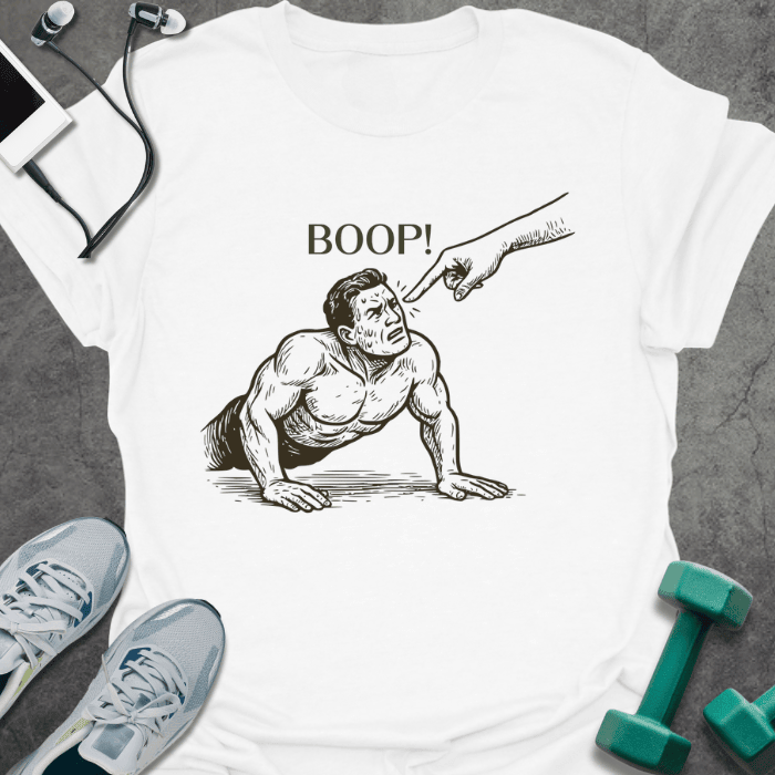 Boop T-Shirt - Gym Graphic Tee - Gift for Gym Lovers - Unisex