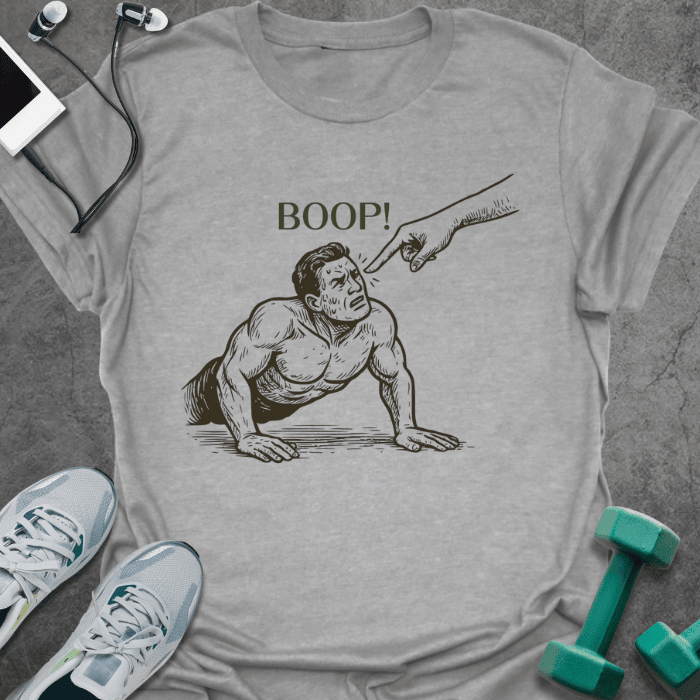 Boop T-Shirt - Gym Graphic Tee - Gift for Gym Lovers - Unisex