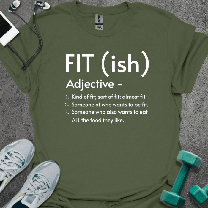 Fitish T-Shirt - Gym Graphic Tee - Gift for Gym Lovers - Unisex