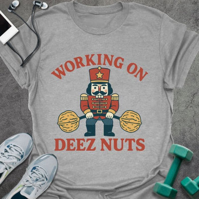 Deez Nuts T-Shirt - Gym Graphic Tee - Gift for Gym Lovers - Unisex