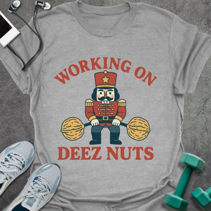 Deez Nuts T-Shirt - Gym Graphic Tee - Gift for Gym Lovers - Unisex