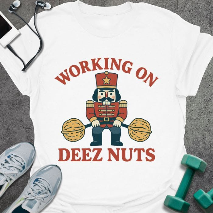 Deez Nuts T-Shirt - Gym Graphic Tee - Gift for Gym Lovers - Unisex