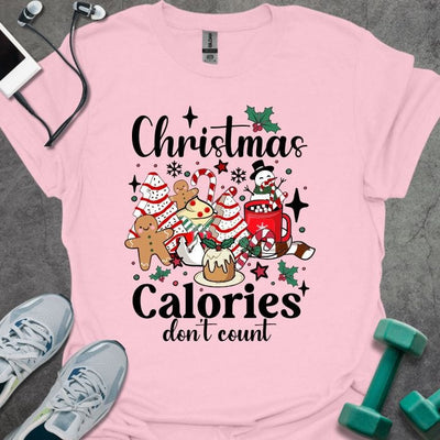 Christmas Calories T-Shirt - Gym Graphic Tee - Gift for Gym Lovers - Unisex