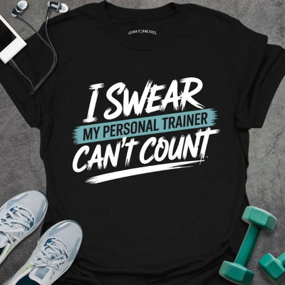 Can't Count Graffiti T-Shirt - Gym Graphic Tee - Gift for Gym Lovers - Unisex