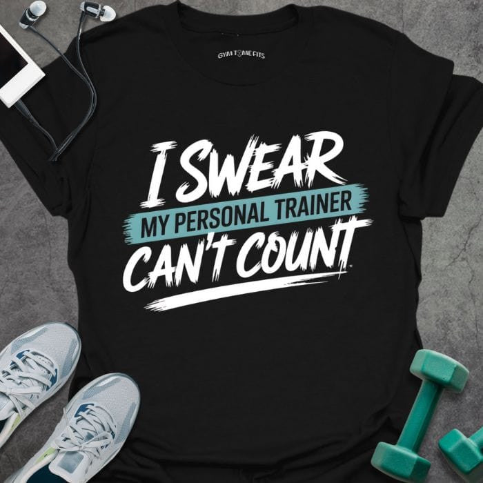 Can't Count Graffiti T-Shirt - Gym Graphic Tee - Gift for Gym Lovers - Unisex