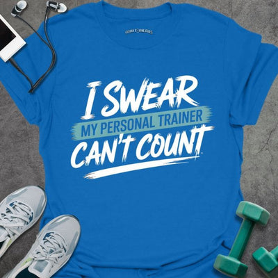 Can't Count Graffiti T-Shirt - Gym Graphic Tee - Gift for Gym Lovers - Unisex