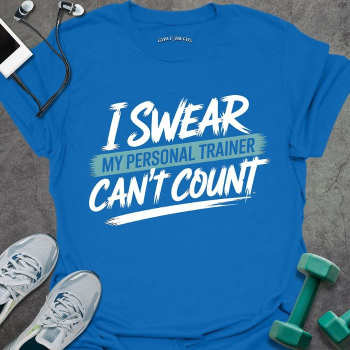 Can't Count Graffiti T-Shirt - Gym Graphic Tee - Gift for Gym Lovers - Unisex