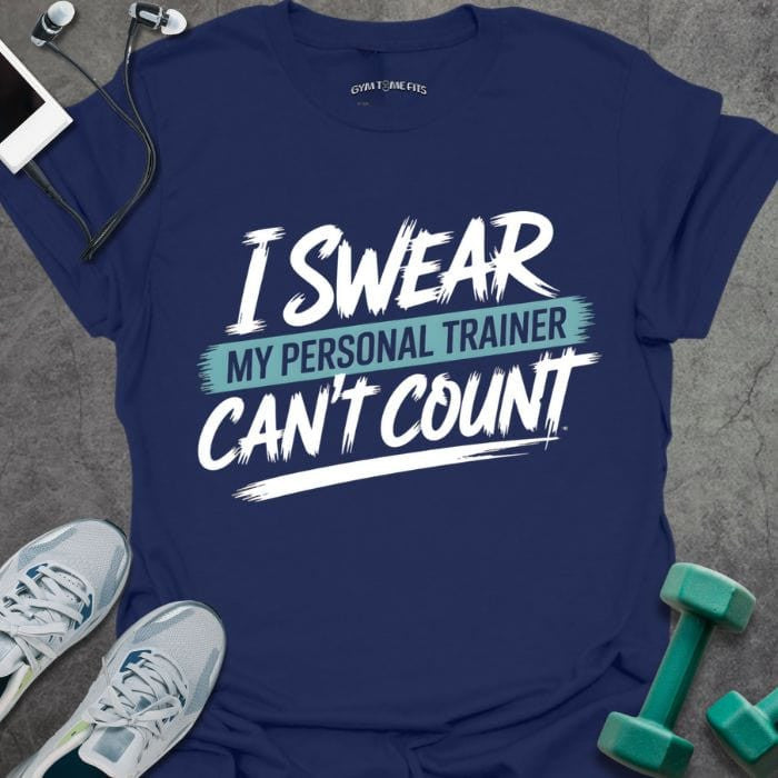 Can't Count Graffiti T-Shirt - Gym Graphic Tee - Gift for Gym Lovers - Unisex