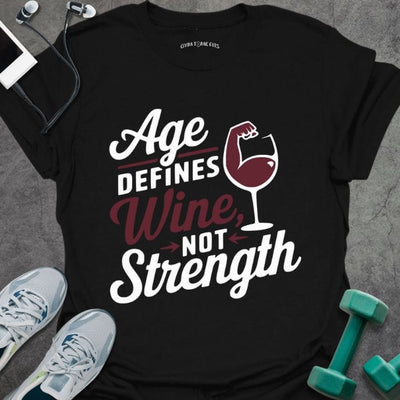 Defined Wine T-Shirt - Gym Graphic Tee - Gift for Gym Lovers - Unisex