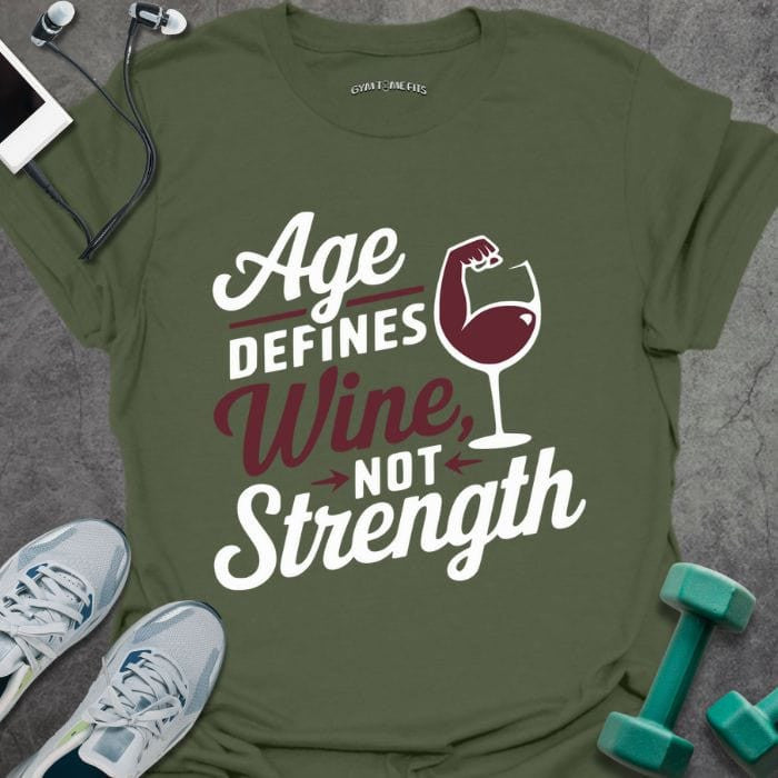 Defined Wine T-Shirt - Gym Graphic Tee - Gift for Gym Lovers - Unisex