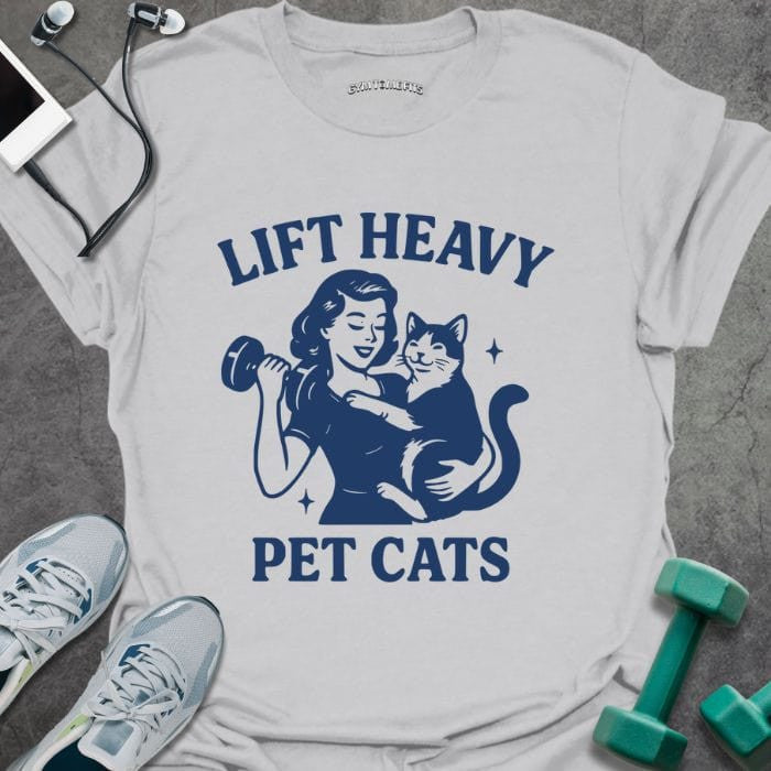 Pet Cats T-Shirt - Gym Graphic Tee - Gift for Gym Lovers - Unisex