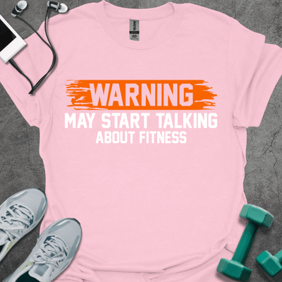 Fitness Warning T-Shirt - Gym Graphic Tee - Gift for Gym Lovers - Unisex