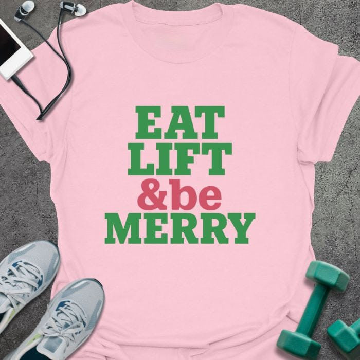 Be Merry T-Shirt - Gym Graphic Tee - Gift for Gym Lovers - Unisex