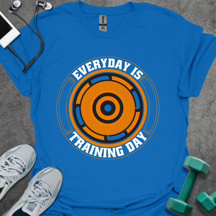 Every Day is Training Day T-Shirt - Gym Graphic Tee - Gift for Gym Lovers - Unisex