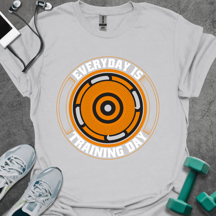 Every Day is Training Day T-Shirt - Gym Graphic Tee - Gift for Gym Lovers - Unisex