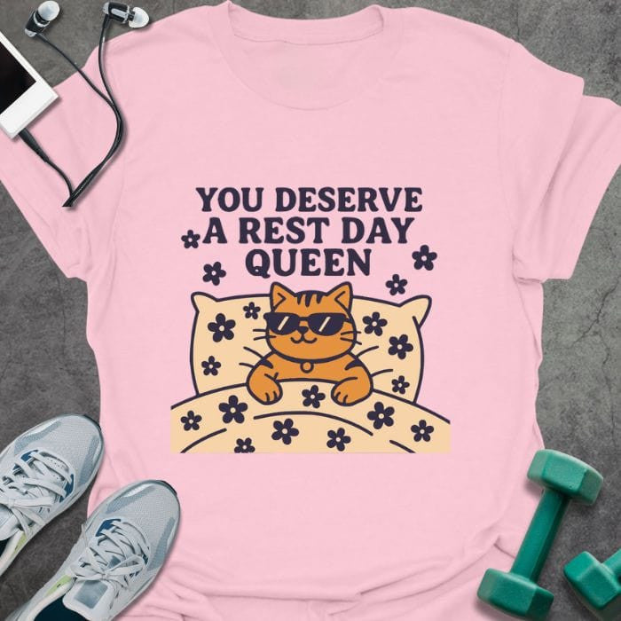 Deserve Rest T-Shirt - Gym Graphic Tee - Gift for Gym Lovers - Unisex