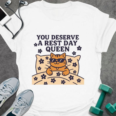 Deserve Rest T-Shirt - Gym Graphic Tee - Gift for Gym Lovers - Unisex