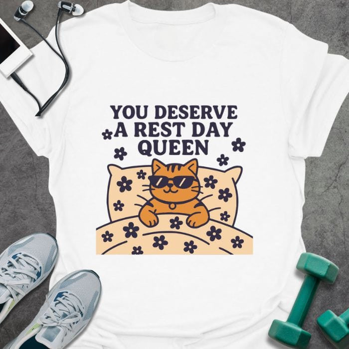 Deserve Rest T-Shirt - Gym Graphic Tee - Gift for Gym Lovers - Unisex